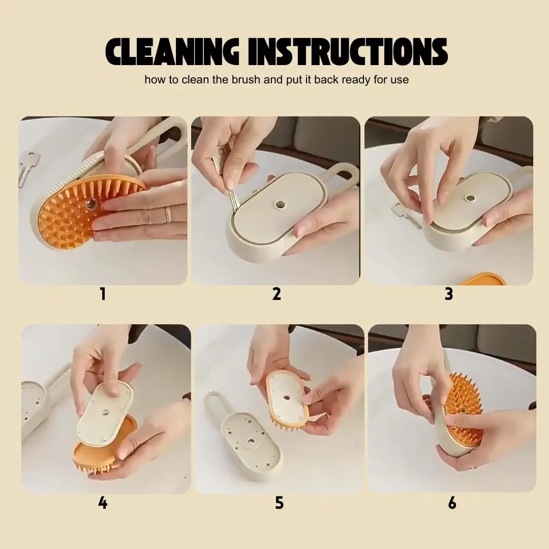 FurSteam™ Pet Grooming Brush